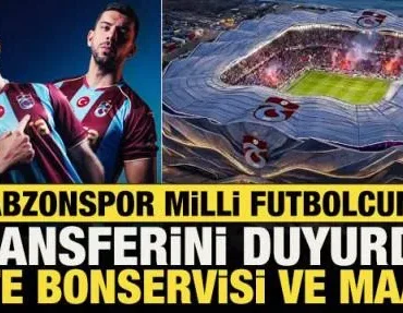 Trabzonspor, Cenk Özkaçar Transferini KAP'a Bildirdi: Bonservis 6 Taksitte Ödenecek