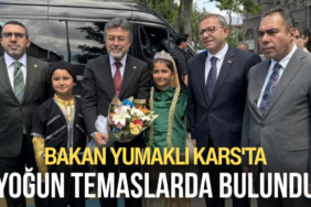 Bakan Yumaklı Kars'ta yoğun temaslarda bulundu
