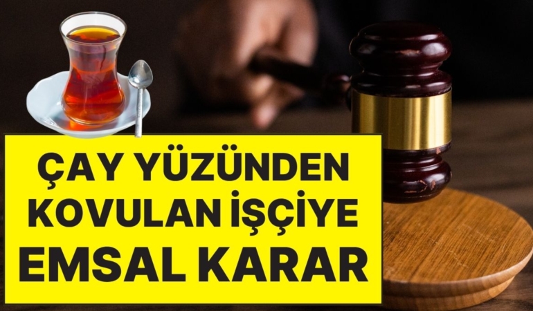 Bardağı Masaya Sert Koyduğu İçin 10 Yıllık İş Yerinden Kovulan İşçi İçin Mahkemeden Emsal Karar Çıktı