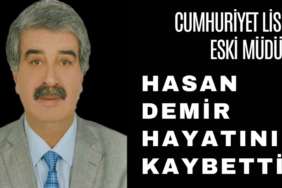 Cumhuriyet Lisesi eski müdürü Hasan Demir hayatını kaybetti