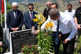 Şenkaya'da Şehit Oğuzhan Yaşar dualarla anıldı