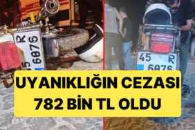 Trafik Polisi Plakadaki Bant Oyununu Yakaladı ve Sürücüye 782 Bin TL Ceza Kesti