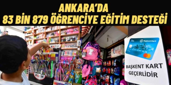 Ankara'da Öğrencilere Eğitim Desteği