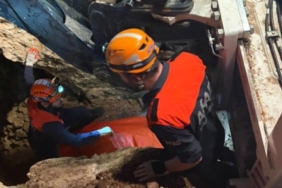 Elazığ'da su boru hattı kazısında göçük