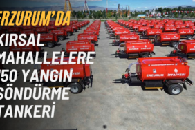 Erzurum’da kırsal mahallelerin yangın gücü artırılıyor