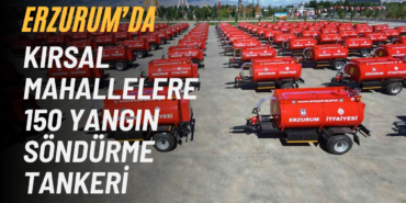Erzurum’da kırsal mahallelerin yangın gücü artırılıyor