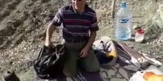 Fenomen çobanın gülümseten kahvaltı hazırlığı