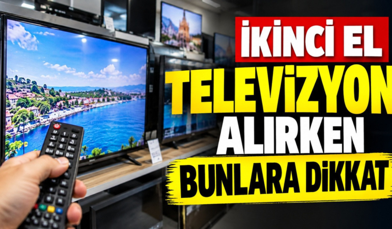 İkinci el televizyon alırken dikkat: Ucuz diye alıp masrafla karşılaşmayın