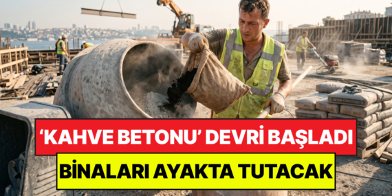 İnşaatlarda Yeni Dönem Başlıyor: Sabah İçtiğiniz Kahve Geleceğin Binalarını Ayakta Tutacak