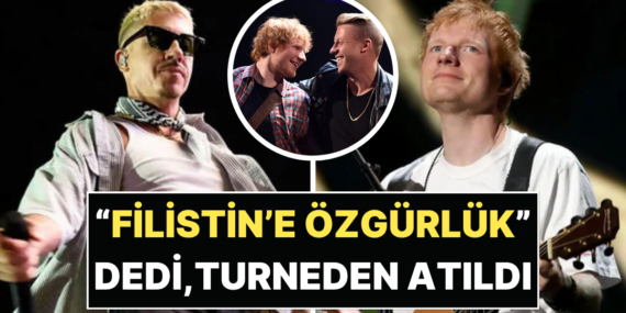 Macklemore, Filistin'e Destek Sözleri Yüzünden Ed Sheeran'ın Turnesinden Kovuldu!