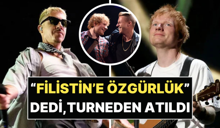 Macklemore, Filistin'e Destek Sözleri Yüzünden Ed Sheeran'ın Turnesinden Kovuldu!