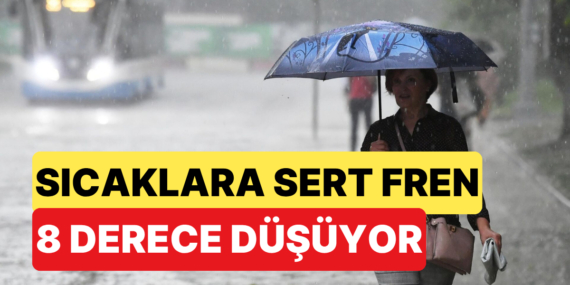 Meteoroloji Uyardı: Yaz Havası Bitiyor, Sıcaklıklar 8 Derece Birden Düşüyor
