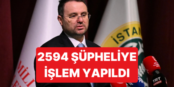 "Sokaklar Güvende" Operasyonlarında 2 Bin 594 Şüpheli Hakkında İşlem Yapıldı