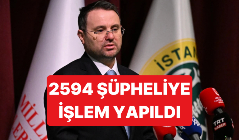 "Sokaklar Güvende" Operasyonlarında 2 Bin 594 Şüpheli Hakkında İşlem Yapıldı