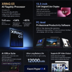 Xiaomi Pad 9 Pro Max tanıtıldı: Xring O3 işlemcili ilk tablet