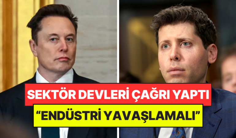Yapay Zeka Sektörünün Devlerinden "Ani Fren" Niteliğinde Çağrı: Yavaşlama Konusunda Birleştiler